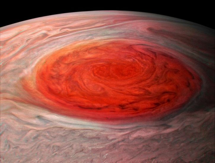 Gran Mancha Roja de Jupiter por sonda Juno (6)