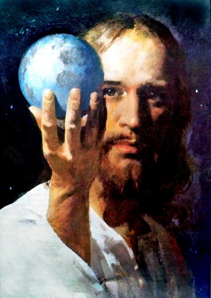 Jesus sostiene la Tierra