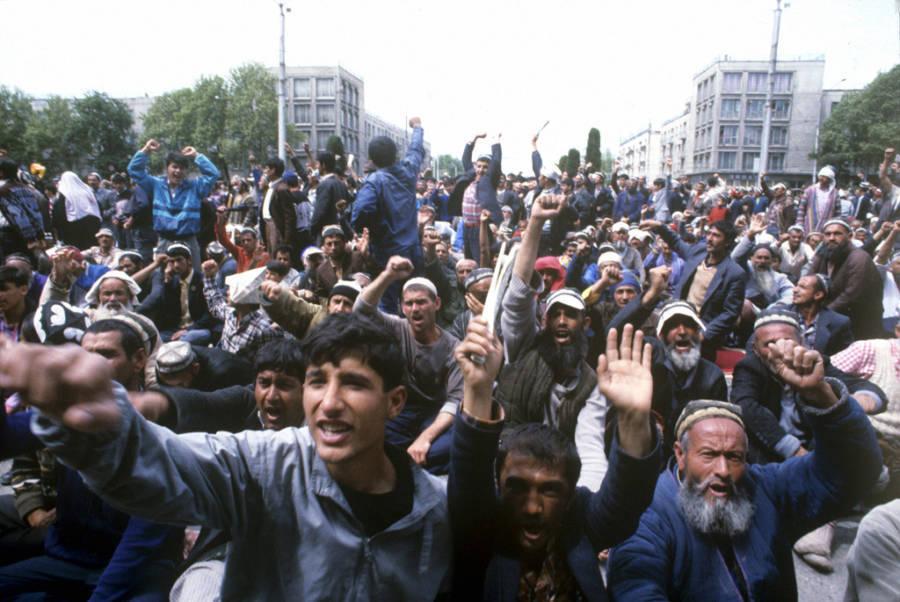 dushanbe riots protest