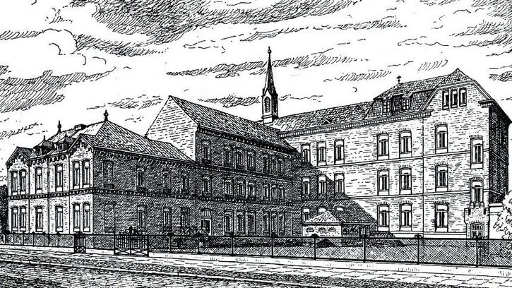 ilustracion escuela Marienschule en Bremen Alemania