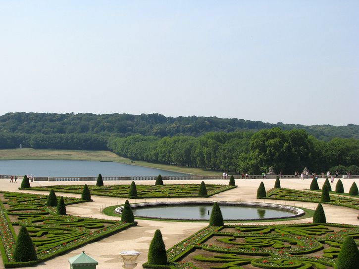jardines y laguna palacio de versalles