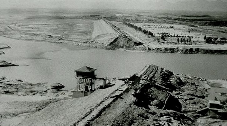 Ruinas de la presa Banqiao 1975 tifon nina