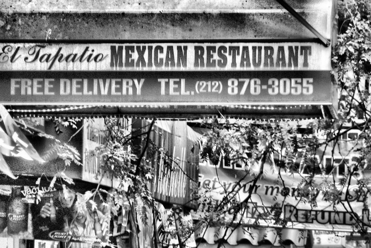restaurante mexicano letrero