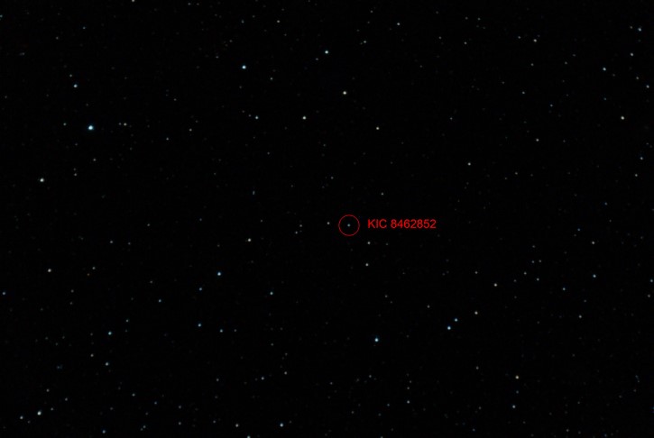 KIC 8462852 en el espacio
