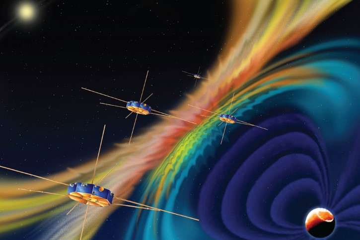 campos magneticos planeta vientos solares