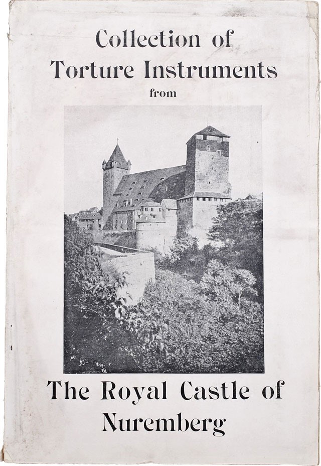 folleto de la Colección de Tortura del Castillo de Núremberg