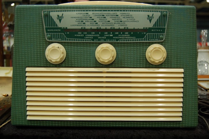 radio verde antigua
