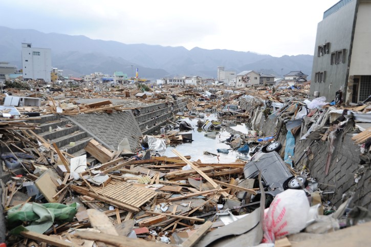 inundaciones tsunami en japon
