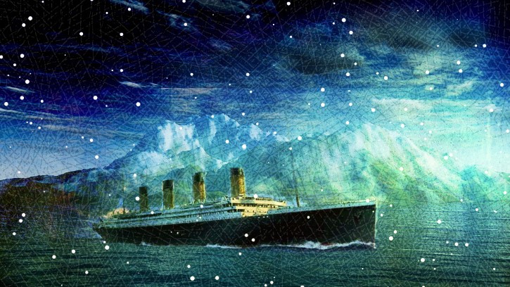 titanic pintura