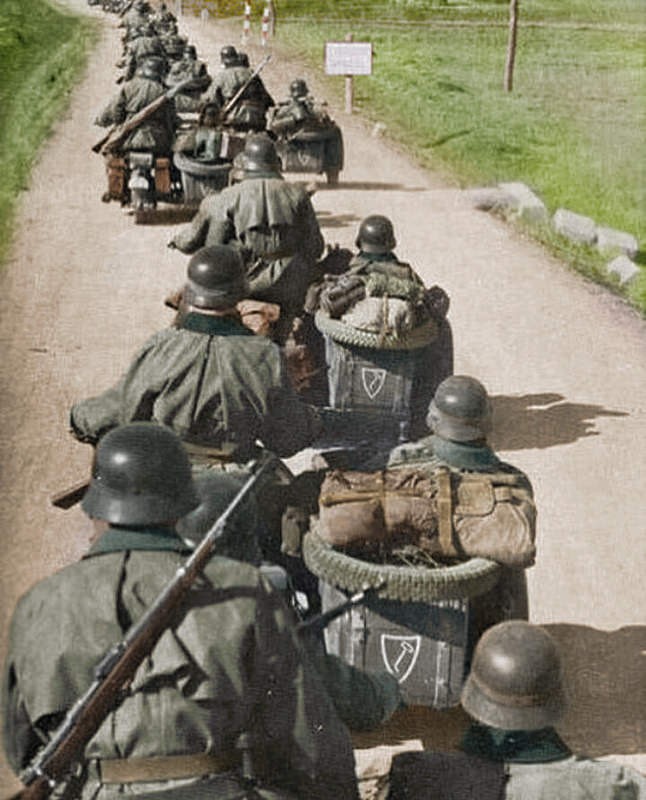 division nazi de motociclistas