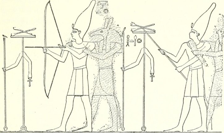 Dibujo dios egipcio seth