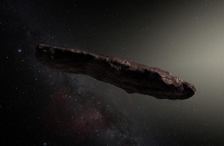 Oumuamua representacion