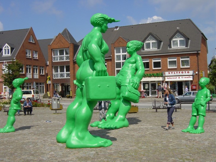 Sylt monumento gigantes verdes