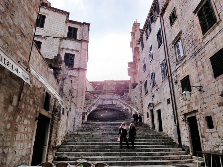 Dubrovnik centro historico escaleras