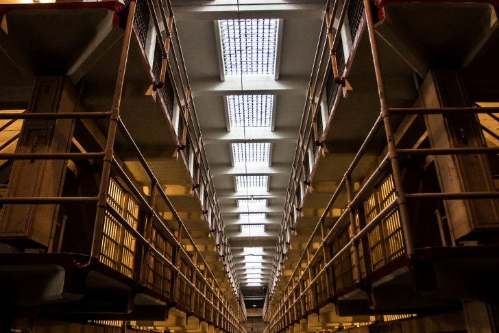 Bloque de celdas en alcatraz