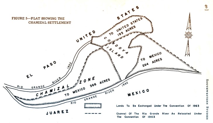 Mapa del chamizal