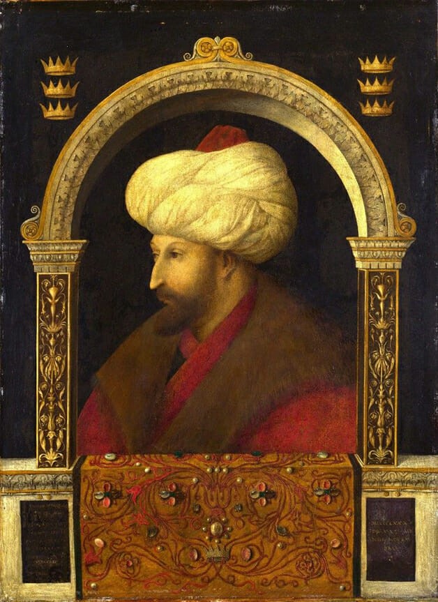 Cuadro el sultán mehmed ii, retrato del conquistador