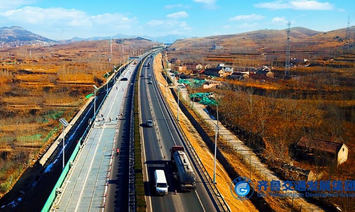 Autopista solar en china