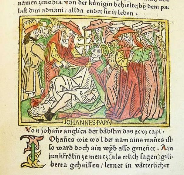 Papisa juana ilustracion 1473