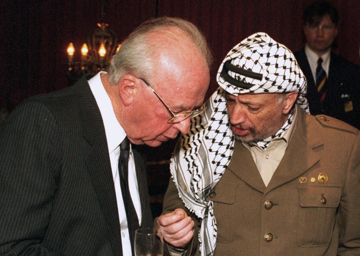 yitzhak rabin y yasir arafat