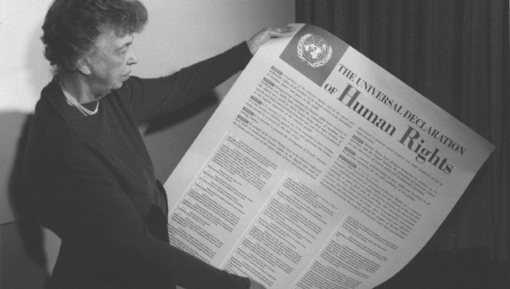 Eleanor roosevelt declaración universal de los derechos humanos
