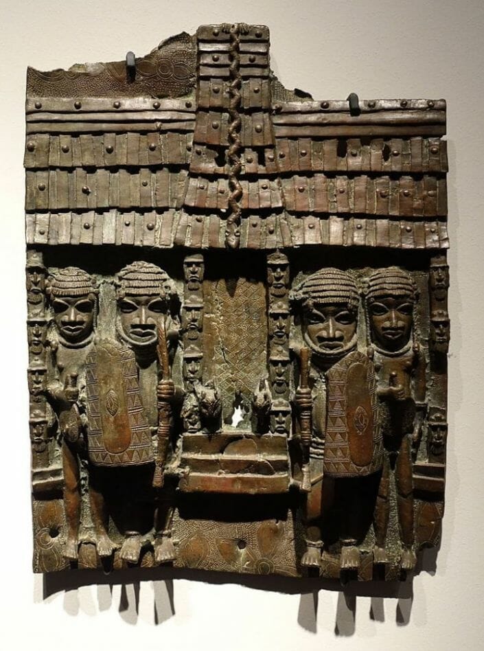 Benin plaque in the Ethnological Museum Berlim