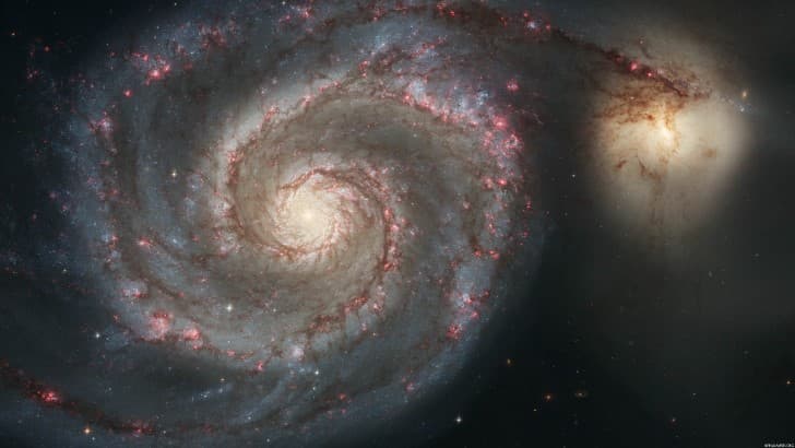 colision entre dos galaxias