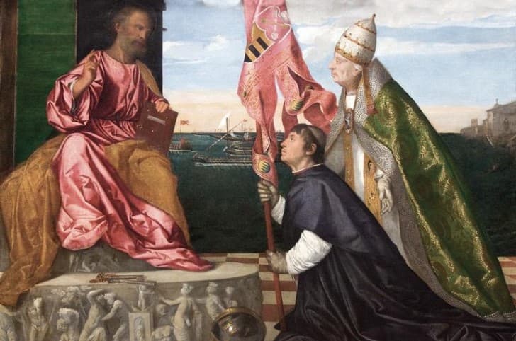 Alejandro VI con San Pedro