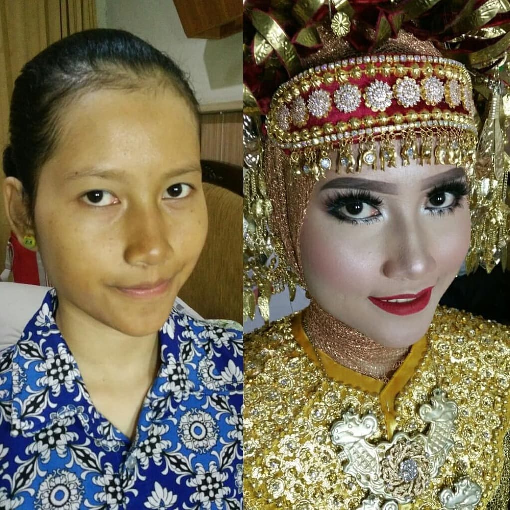 novias indonesia antes despues maquillaje (17)