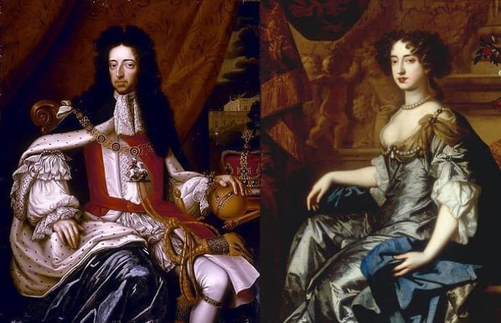 Guillermo III y Maria II de Inglaterra