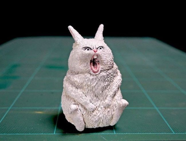 memes animales esculturas miniaturas (14)