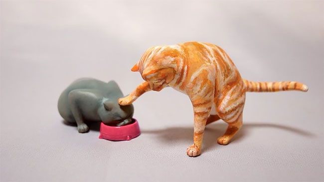 memes animales esculturas miniaturas (5)