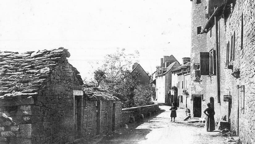 Calle del Pozo en Bozouls 1910