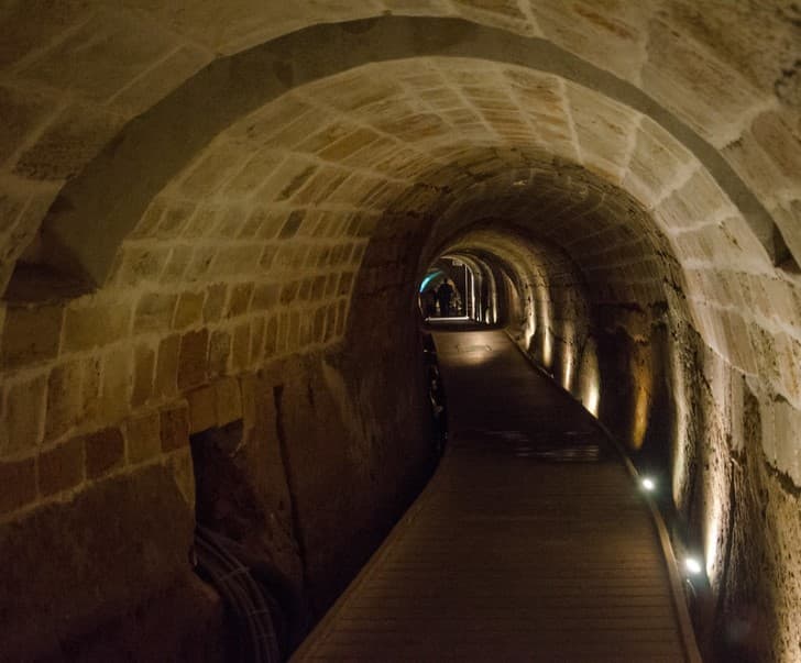 Tunel de los Templarios en Fortaleza de Acre epoza meideval