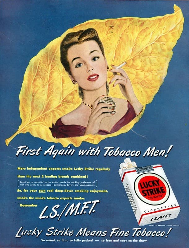 lucky strike anuncio tabaco