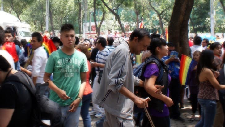 marcha del orgullo en mexico 2012