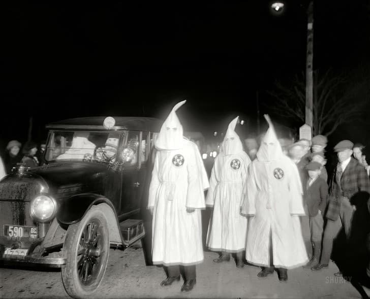 grupo del KKK en 1922