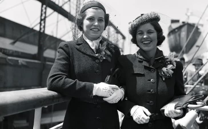 Eunice y Rosemary Kennedy 1938
