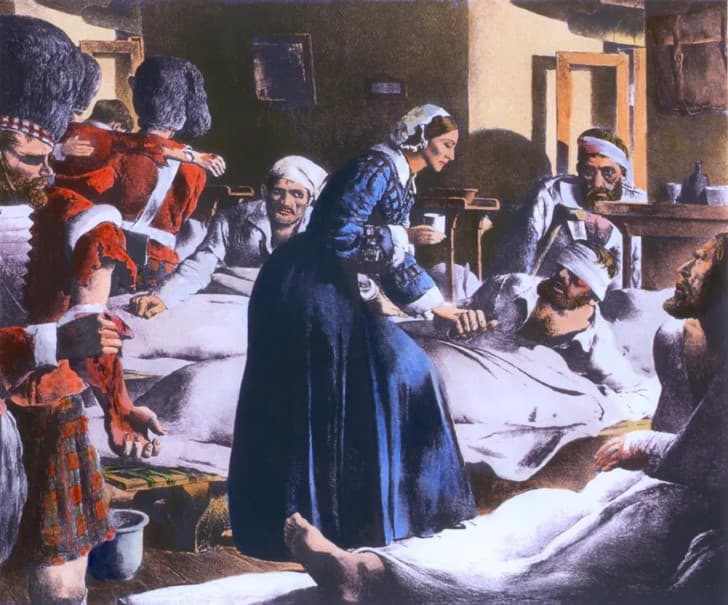Florence Nightingale cuidando a los enfermos(1)