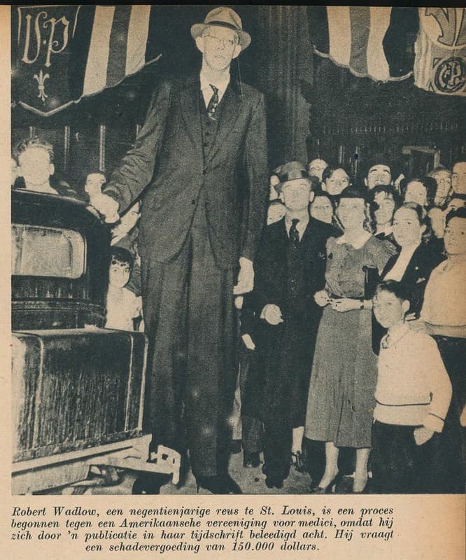 Robert Wadlow en 1937