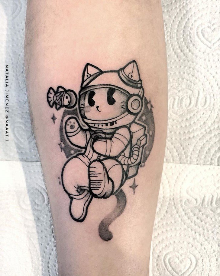 diseños tatuajes de gatos (23)
