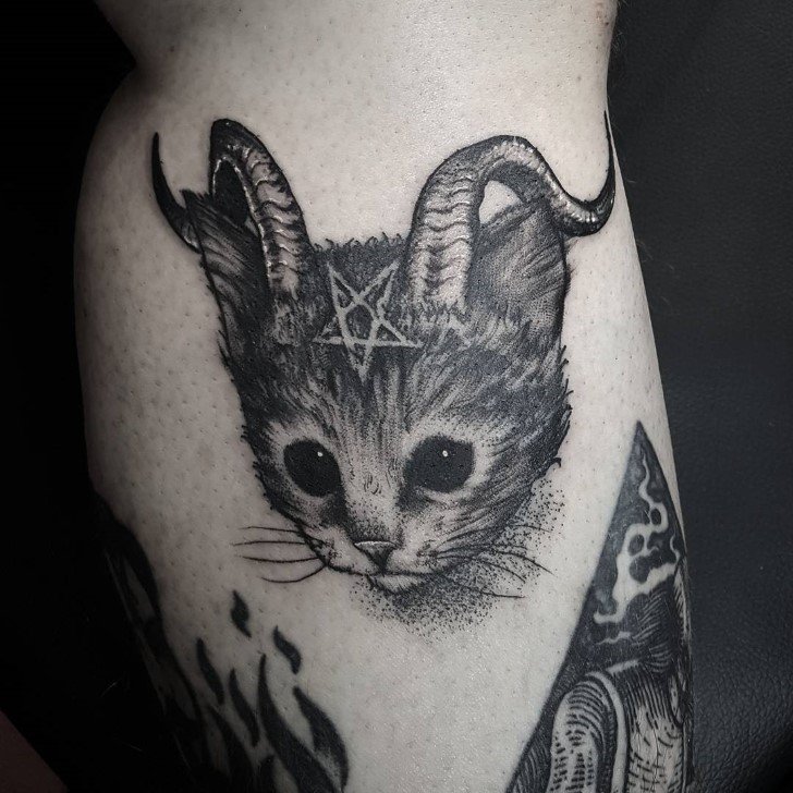 diseños tatuajes de gatos (25)