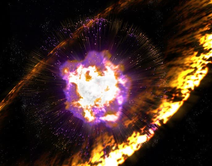formacion de una supernova