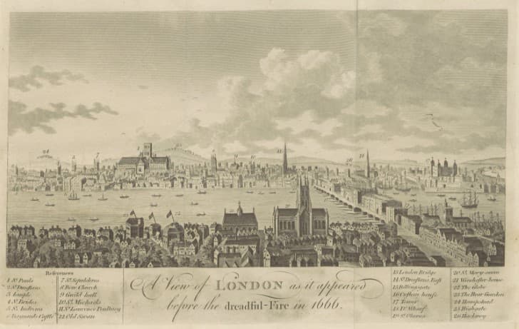 Londres antes de 1666