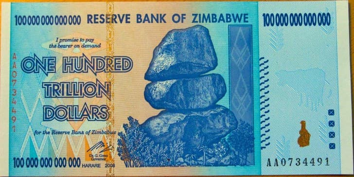 dolar de zimbabue inflacion