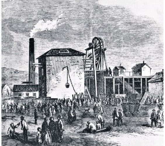 explosión en la mina de carbón Morfa de 1890