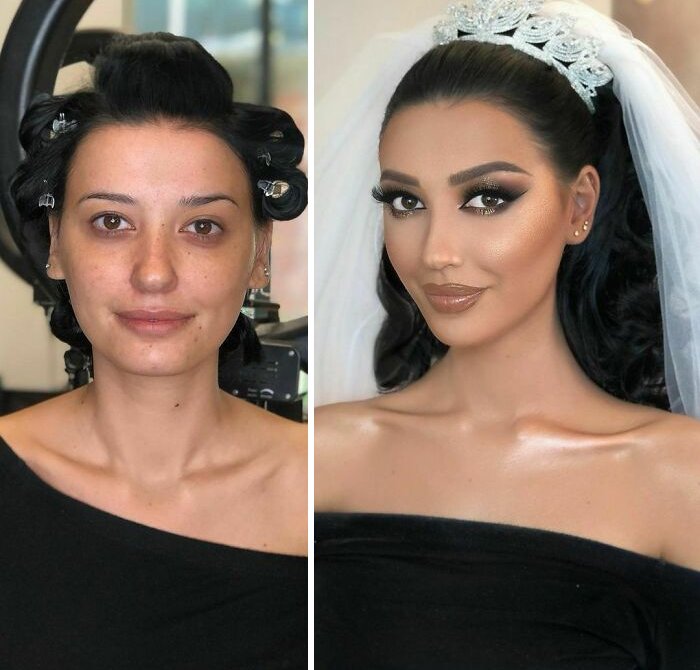 novias antes y despues del maquillaje bodas (12)