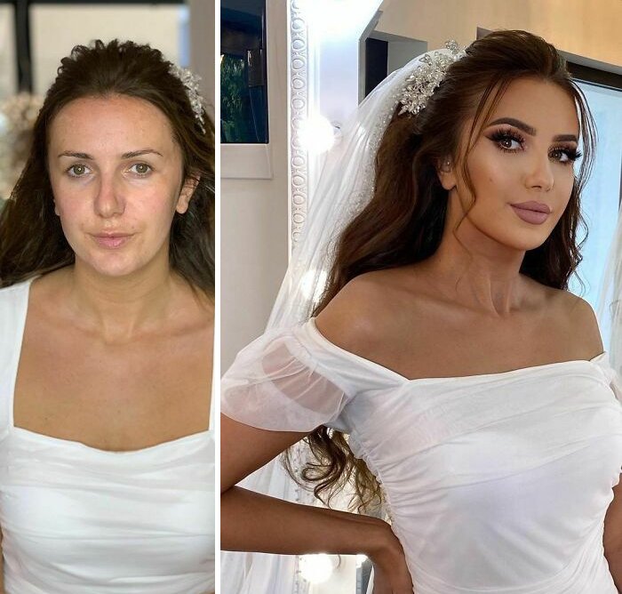 novias antes y despues del maquillaje bodas (17)