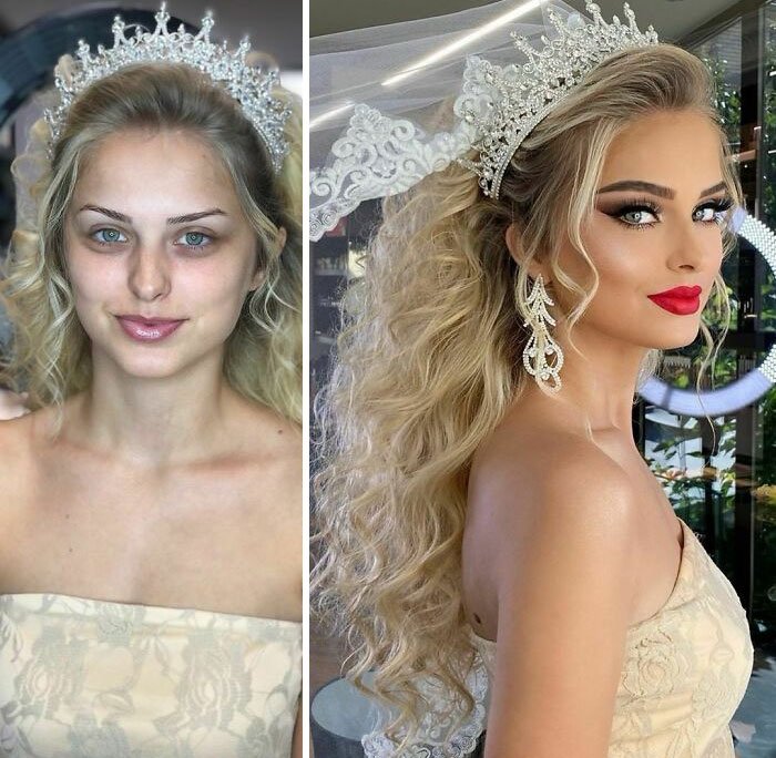 novias antes y despues del maquillaje bodas (6)