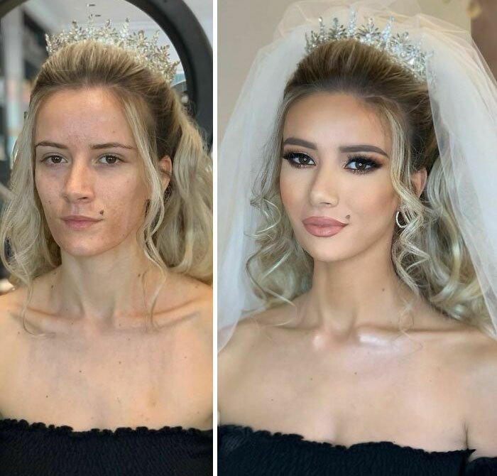 novias antes y despues del maquillaje bodas (8)